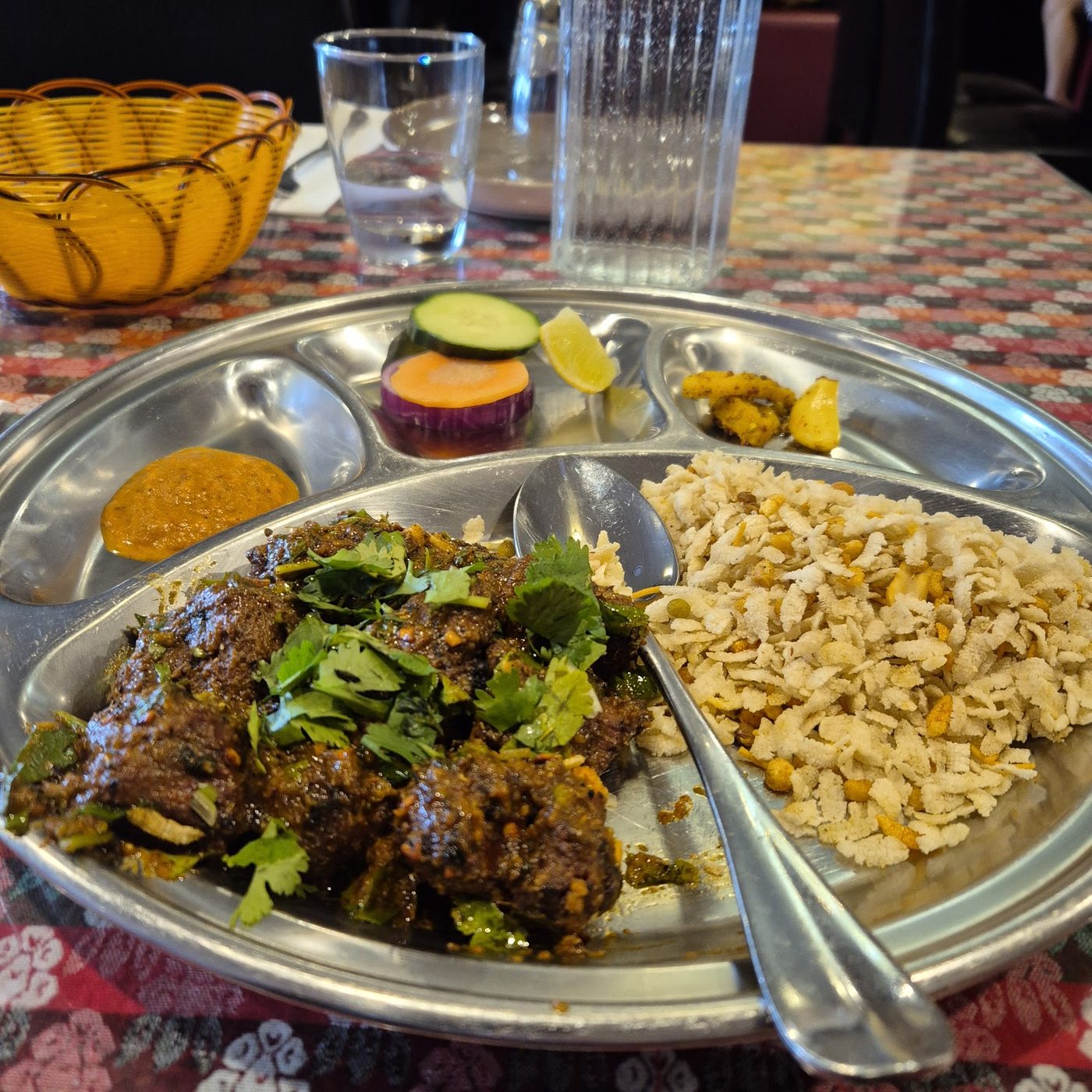 A close look at the food